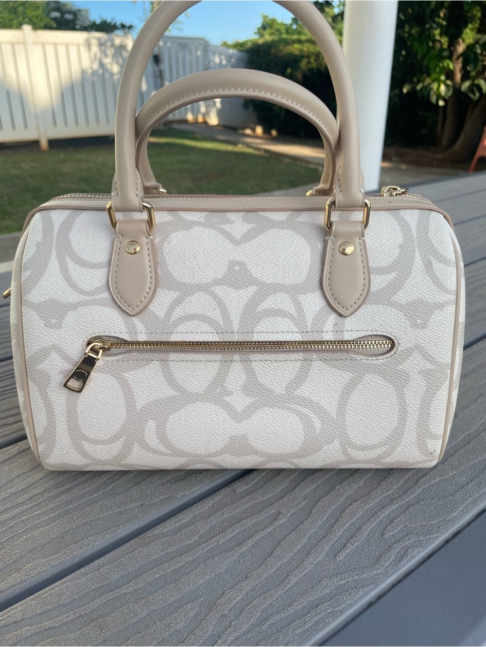 Coach Medium Signature Sketch Ivory Rowen - Picture 3 of 9